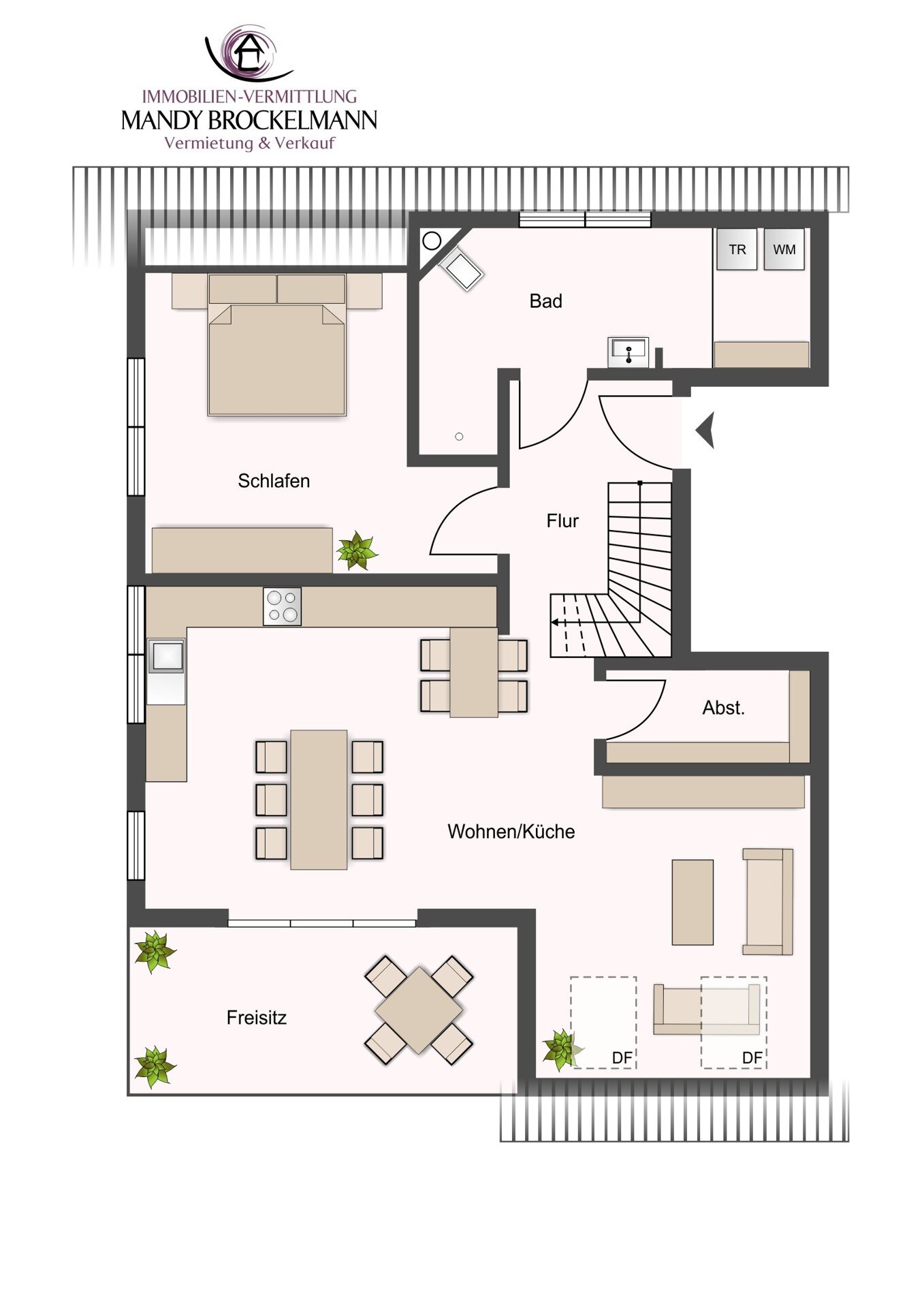 Wohnung zur Miete 1.200 € 3 Zimmer 96 m²<br/>Wohnfläche ab sofort<br/>Verfügbarkeit Warstade Hemmoor 21745