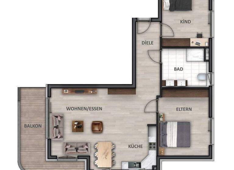 Wohnung zum Kauf - Erstbezug provisionsfrei 543.900 € 3,5 Zimmer 92,1 m² 3. Geschoss Böllinger Straße 41 Neckargartach Heilbronn / Neckargartach 74078