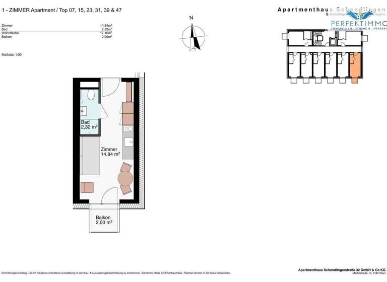 Wohnung zum Kauf 128.701 € 1 Zimmer 17,2 m² 5. Geschoss Bregenz 6900