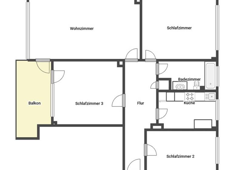 Wohnung zum Kauf 269.000 € 4 Zimmer 98,6 m² 2. Geschoss Großauheim Hanau 63457