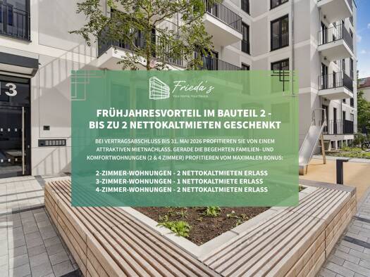 Wohnung zur Miete - Erstbezug 1.348 € 2 Zimmer 59,8 m² EG Friedenauer Höhe 11 Friedenau Berlin 12159