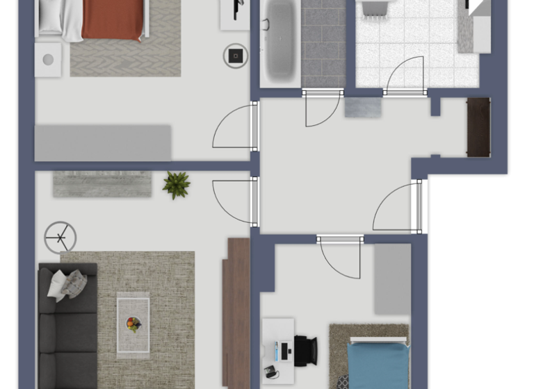 Wohnung zum Kauf provisionsfrei 164.000 € 3 Zimmer 60,4 m²<br/>Wohnfläche 1.<br/>Geschoss Vorkampsweg 99 Lehe Bremen 28359