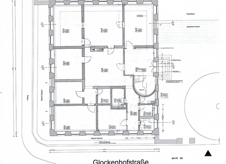 Bürofläche zur Miete provisionsfrei 10,50 € 465 m²<br/>Bürofläche ab 220 m²<br/>Teilbarkeit Glockenhof Nürnberg 90478