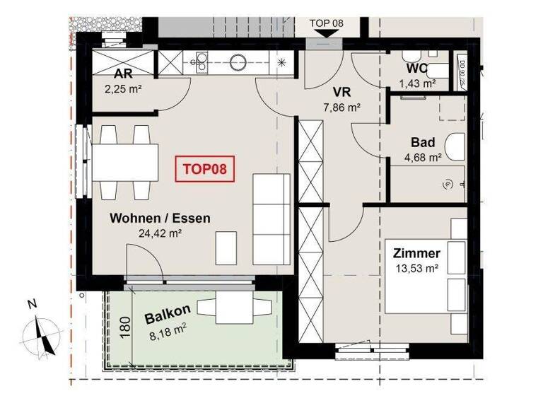 Wohnung zur Miete 1.249 € 2 Zimmer 54,2 m² Leogang 5771