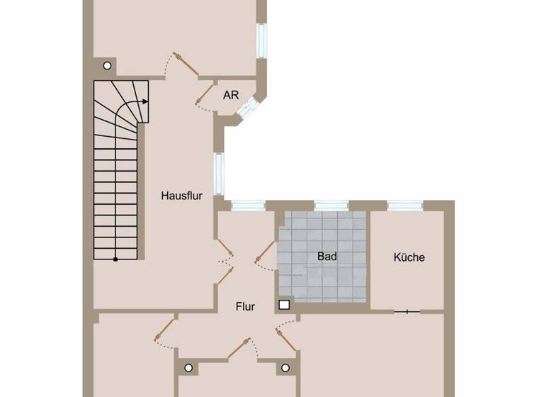 Wohnung zur Miete 400 € 3 Zimmer 85 m² 3. Geschoss Marienstr. 30 Meerane 08393