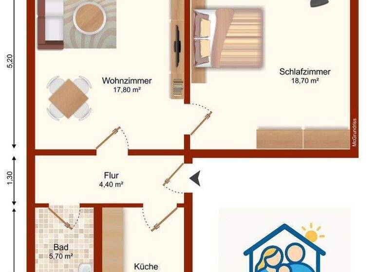 Wohnung zur Miete 189 € 3 Zimmer 62,1 m² An der Kleinbahn 24 Perba Nossen 01683