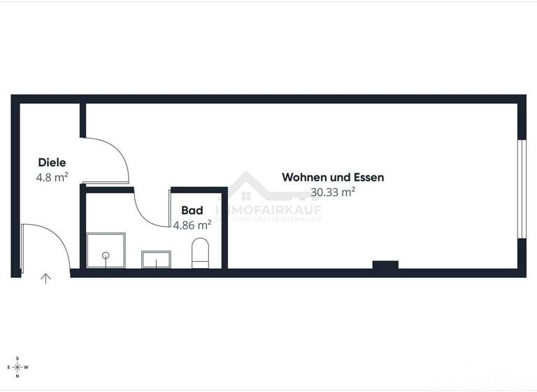 Studio zur Miete 450 € 1 Zimmer 46 m² frei ab sofort Repkowstraße 9 Salbke Magdeburg 39122