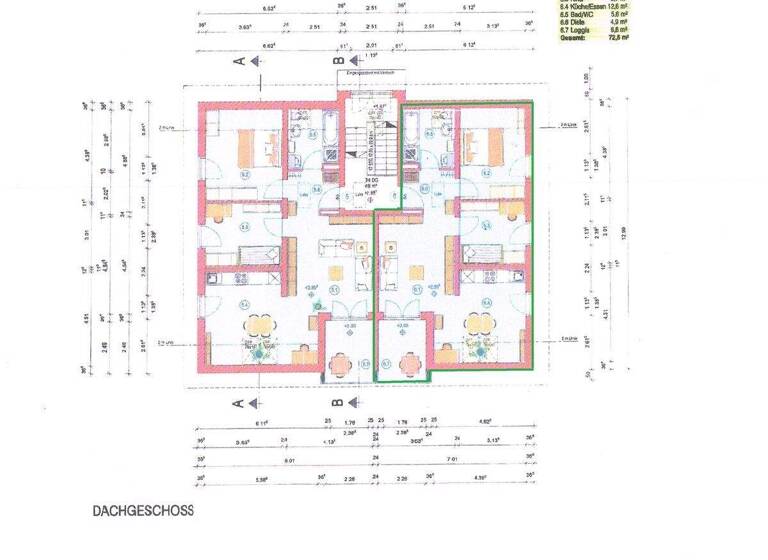 Wohnung zum Kauf 245.000 € 3 Zimmer 72 m² 3. Geschoss Reitenstein Bad Kötzting 93444