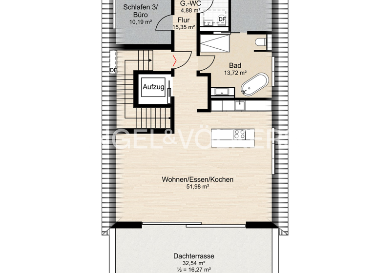 Penthouse zum Kauf 1.510.000 € 4 Zimmer 151 m² 2. Geschoss Hoyren Lindau 88131