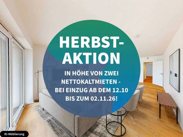 Wohnung zur Miete - Erstbezug 890 € 2 Zimmer 73,4 m² 1. Geschoss Glauchaer Straße 50 Innenstadt Halle (Saale) 06110