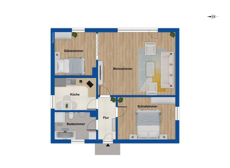 Einfamilienhaus zum Kauf 349.000 € 3 Zimmer 72 m² 501 m² Grundstück Konradshöhe Berlin 13505