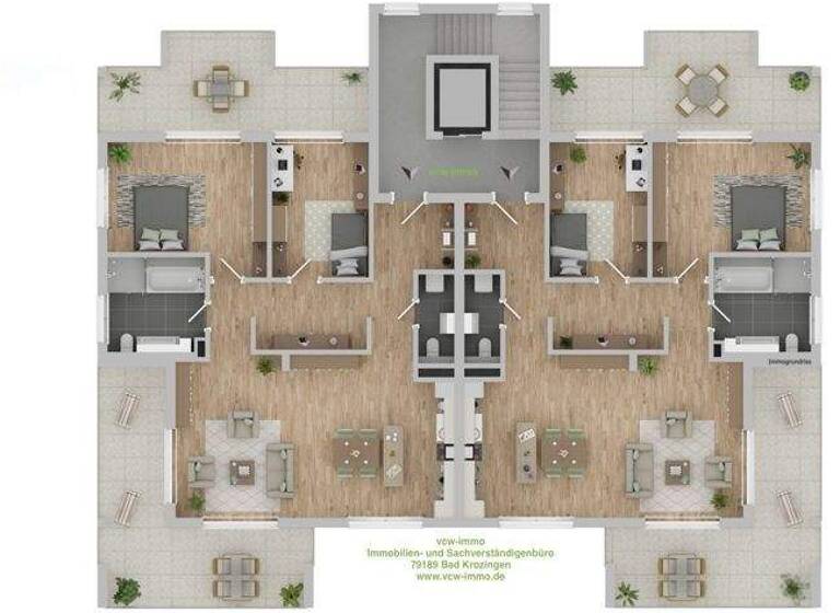 Wohnung zum Kauf 615.000 € 3 Zimmer 114 m² 2. Geschoss Bad Krozingen 79189