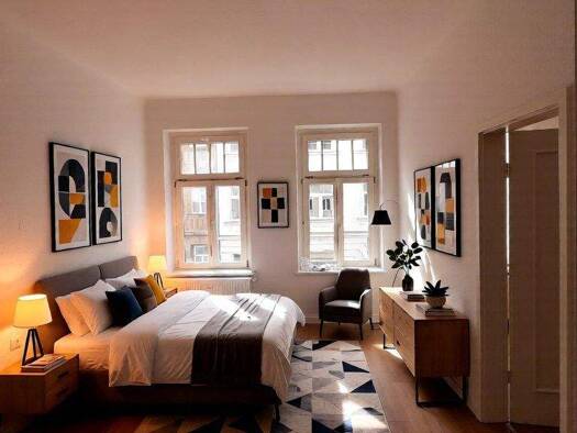 Wohnung zur Miete 1.169 € 3 Zimmer 82 m² 1. Geschoss Breslauer Straße 43 Stötteritz Leipzig 04299