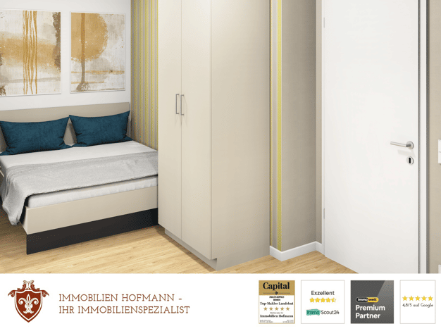 Wohnung zur Miete 685 € 2 Zimmer 31,1 m² 2. Geschoss frei ab 15.07.2026 Achdorf Landshut 84036