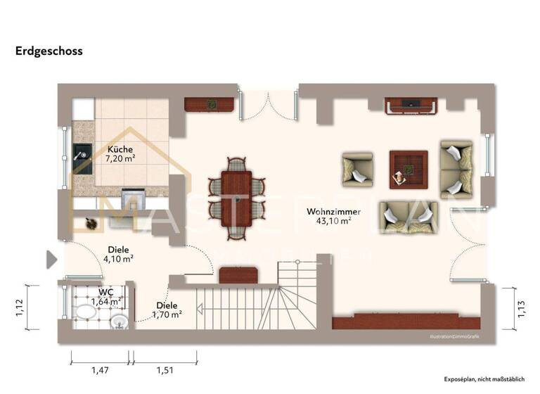 Einfamilienhaus zum Kauf 299.000 € 5 Zimmer 126,4 m² 383 m² Grundstück Ensdorf 66806