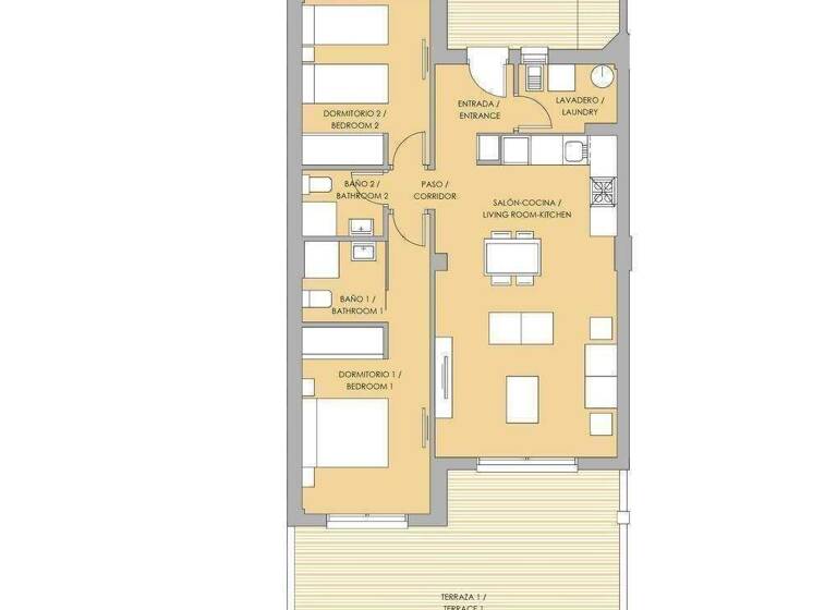 Terrassenwohnung zum Kauf provisionsfrei 239.900 € 3 Zimmer 75 m² Calle Pomelero Orihuela 03319