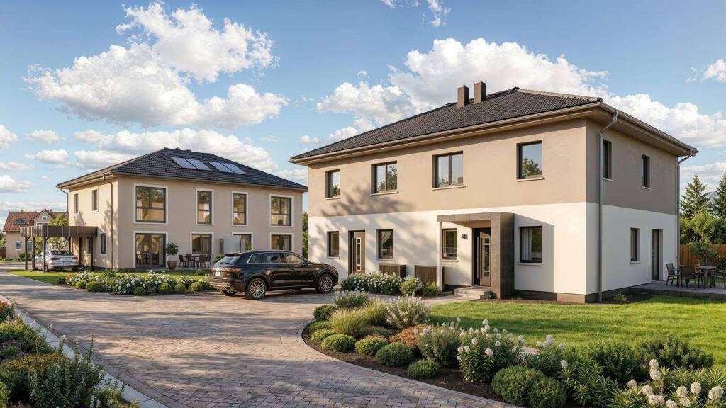 Doppelhaushälfte zum Kauf - Erstbezug provisionsfrei als Kapitalanlage geeignet 579.900 € 4,5 Zimmer 114 m² 715 m² Grundstück Gohlis Dresden 01156