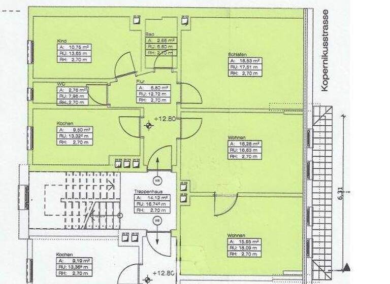 Wohnung zur Miete 840 € 4 Zimmer 83 m² 4. Geschoss frei ab 15.03.2026 Lichtenhof Nürnberg 90459