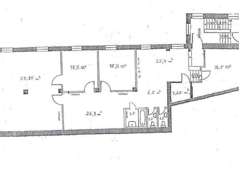 Bürofläche zur Miete provisionsfrei 8 € 175 m² Bürofläche teilbar ab 175 m² Wiemelhausen Bochum 44789