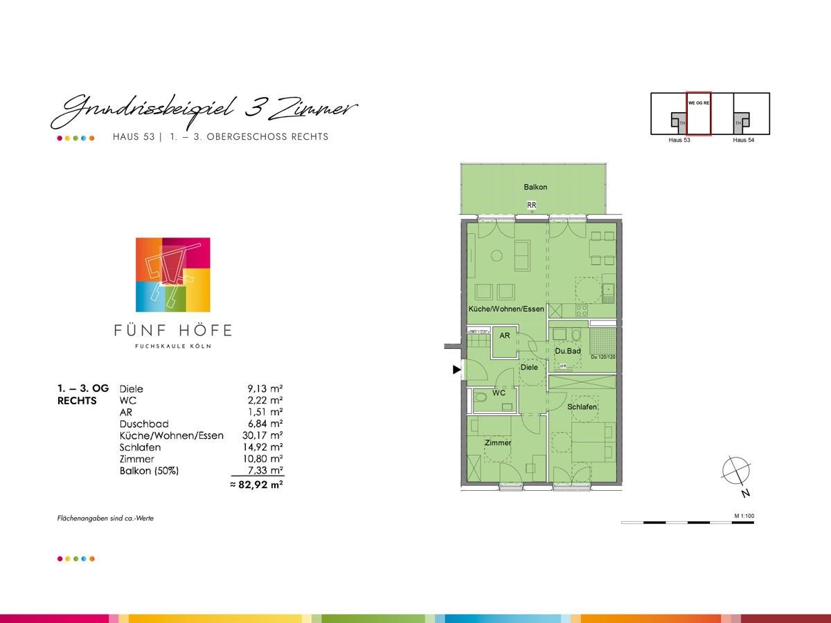 Wohnung zum Kauf 469.000 € 3 Zimmer 83 m²<br/>Wohnfläche 1.<br/>Geschoss 01.05.2025<br/>Verfügbarkeit Friedrich-Hirsch-Straße 9 Elsdorf Köln / Elsdorf 51145