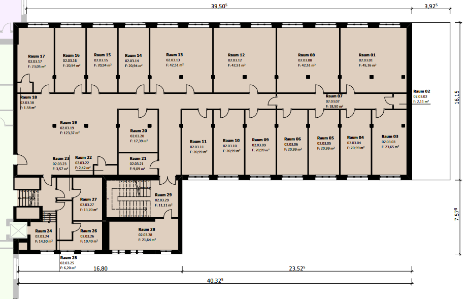 Bürofläche zur Miete 3 € 400,1 m²<br/>Bürofläche L.-F.-Schönherr-Straße 32 Siedlung Neundorf Plauen 08523