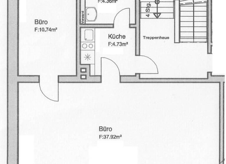 Bürofläche zur Miete provisionsfrei 320 € 2 Zimmer 58 m² Bürofläche Lange Straße Weida Riesa 01587