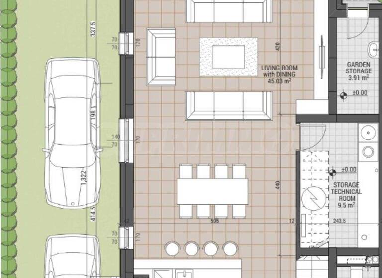 Reihenmittelhaus zum Kauf 584.852 € 5 Zimmer 199,4 m² Sofia