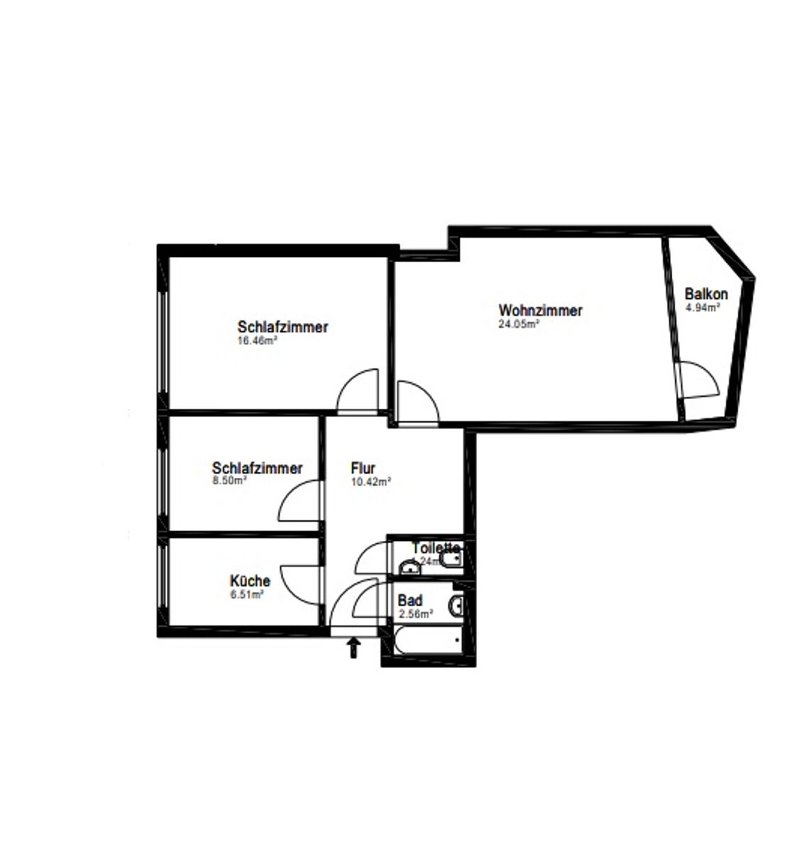 Immobilie zum Kauf provisionsfrei als Kapitalanlage geeignet 320.000 € 3 Zimmer 71 m²<br/>Fläche Borgfelde Hamburg 20535