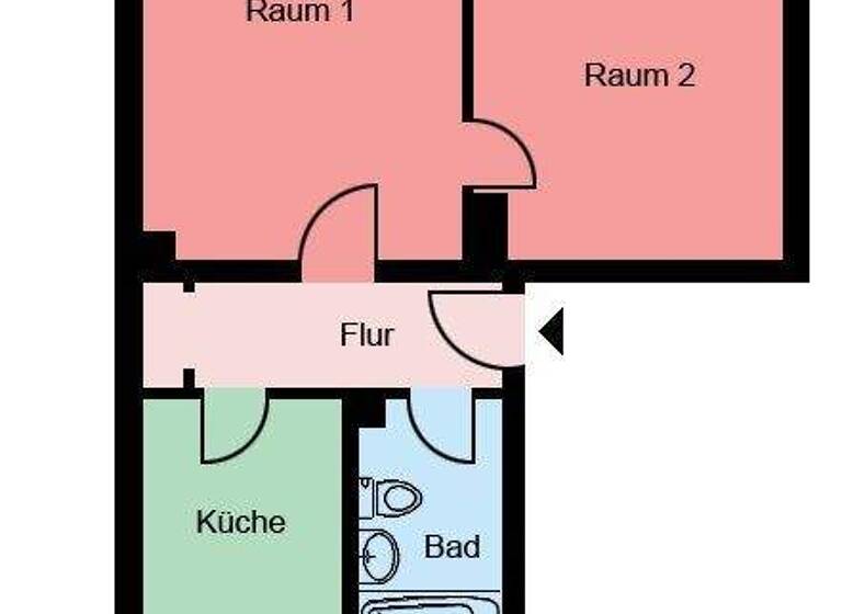 Wohnung zur Miete 409 € 2 Zimmer 51,3 m² 2. Geschoss frei ab 03.04.2026 Brandenburgstraße 3 Platte Heide Menden 58708