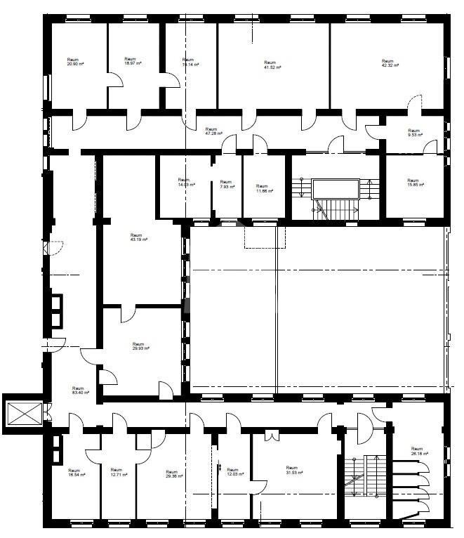 Bürofläche zur Miete provisionsfrei 14 € Adenauerallee 6-8 Schönefeld-Abtnaundorf Leipzig 04103