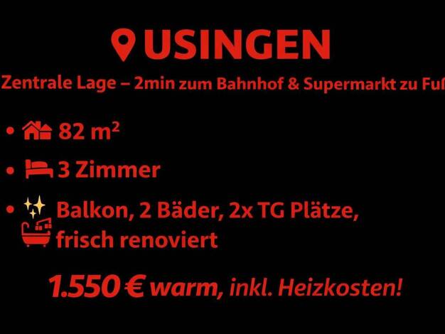 Maisonette zur Miete 1.150 € 3 Zimmer 82 m² 2. Geschoss Bahnhofstr. 22d Usingen 61250