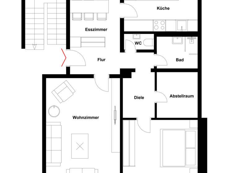 Wohnung zum Kauf 400.000 € 2,5 Zimmer 89 m² Litzelstetten Konstanz 78465