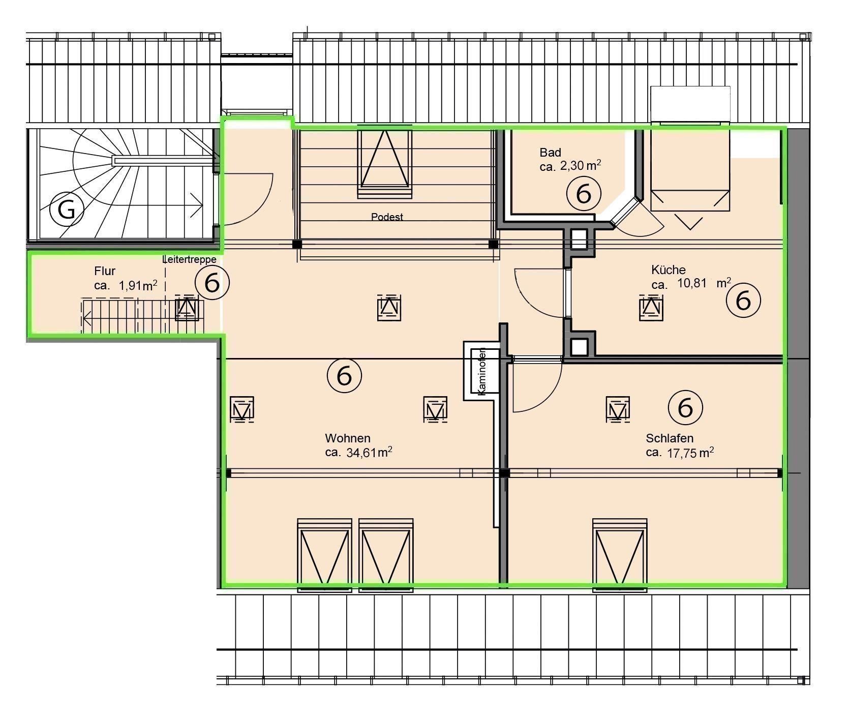 Wohnung zum Kauf provisionsfrei 89.000 € 2 Zimmer 67,4 m²<br/>Wohnfläche 2.<br/>Geschoss ab sofort<br/>Verfügbarkeit Uehlfeld Uehlfeld 91486