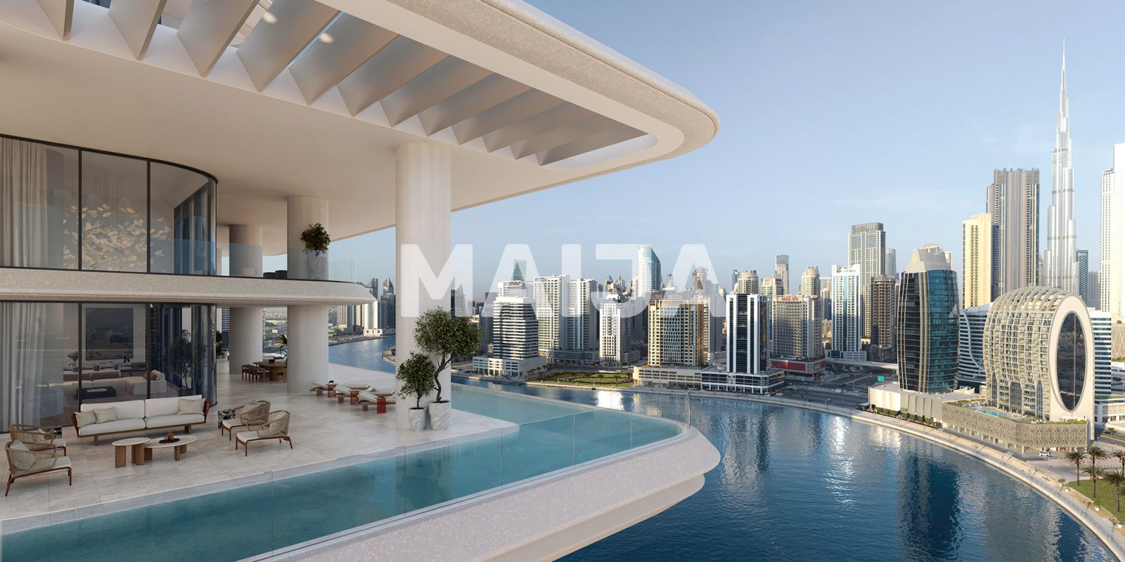 Apartment zum Kauf 15.267.256,48 € 5 Zimmer 454 m²<br/>Wohnfläche 29.<br/>Geschoss Penthouse, Business bay Dubai