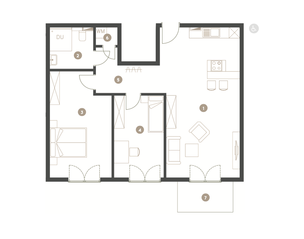 Terrassenwohnung zum Kauf 499.000 € 3 Zimmer 79,1 m²<br/>Wohnfläche EG<br/>Geschoss Schnelsen Hamburg 22459