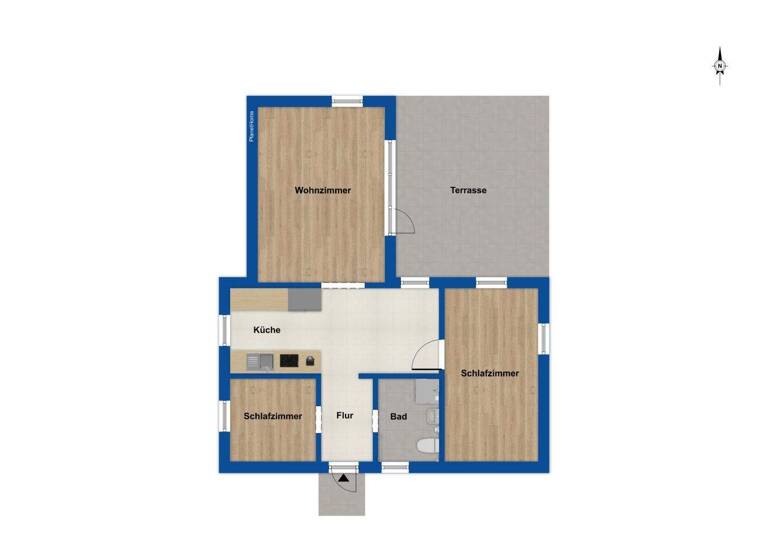 Einfamilienhaus zum Kauf 160.000 € 3 Zimmer 63 m² 1.000 m² Grundstück Dringenburg Wiefelstede 26215