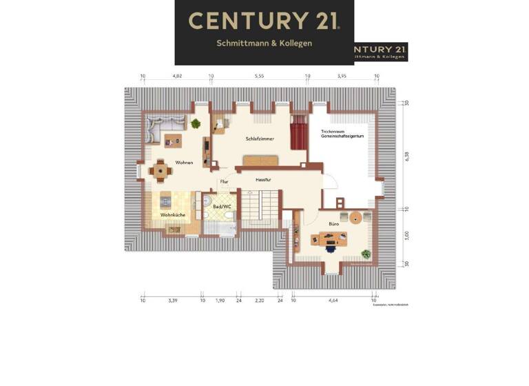 Wohnung zum Kauf 107.000 € 2 Zimmer 55 m² 3. Geschoss Westrich Dortmund - Westrich 44388