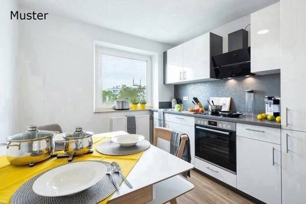 Wohnung zur Miete nur mit Wohnberechtigungsschein 306 € 2 Zimmer 50,8 m² 8. Geschoss frei ab 01.10.2025 Minnesängerstraße 70 Freisenbruch Essen 45279