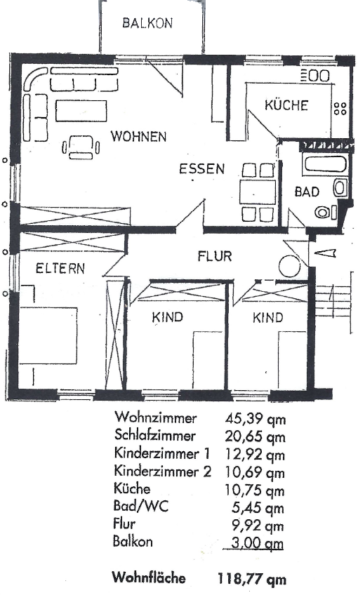 Wohnung zum Kauf 327.000 € 4,5 Zimmer 119 m²<br/>Wohnfläche 3.<br/>Geschoss ab sofort<br/>Verfügbarkeit Göppingen - Nordoststadt Göppingen 73037