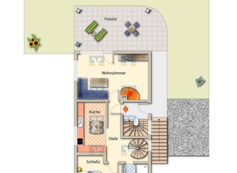 Mehrfamilienhaus zum Kauf provisionsfrei 1.180.000 € 6 Zimmer 171 m² 1.060 m² Grundstück Zähringen Freiburg 79104