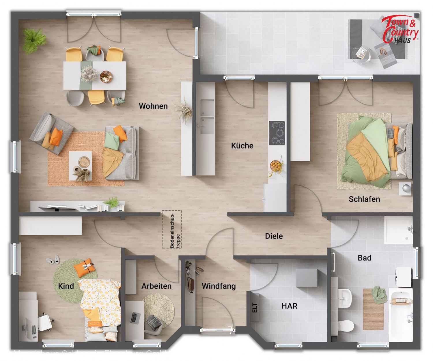 Bungalow zum Kauf provisionsfrei 382.343 € 4 Zimmer 107,7 m²<br/>Wohnfläche 751 m²<br/>Grundstück Schenefeld Schenefeld 25560