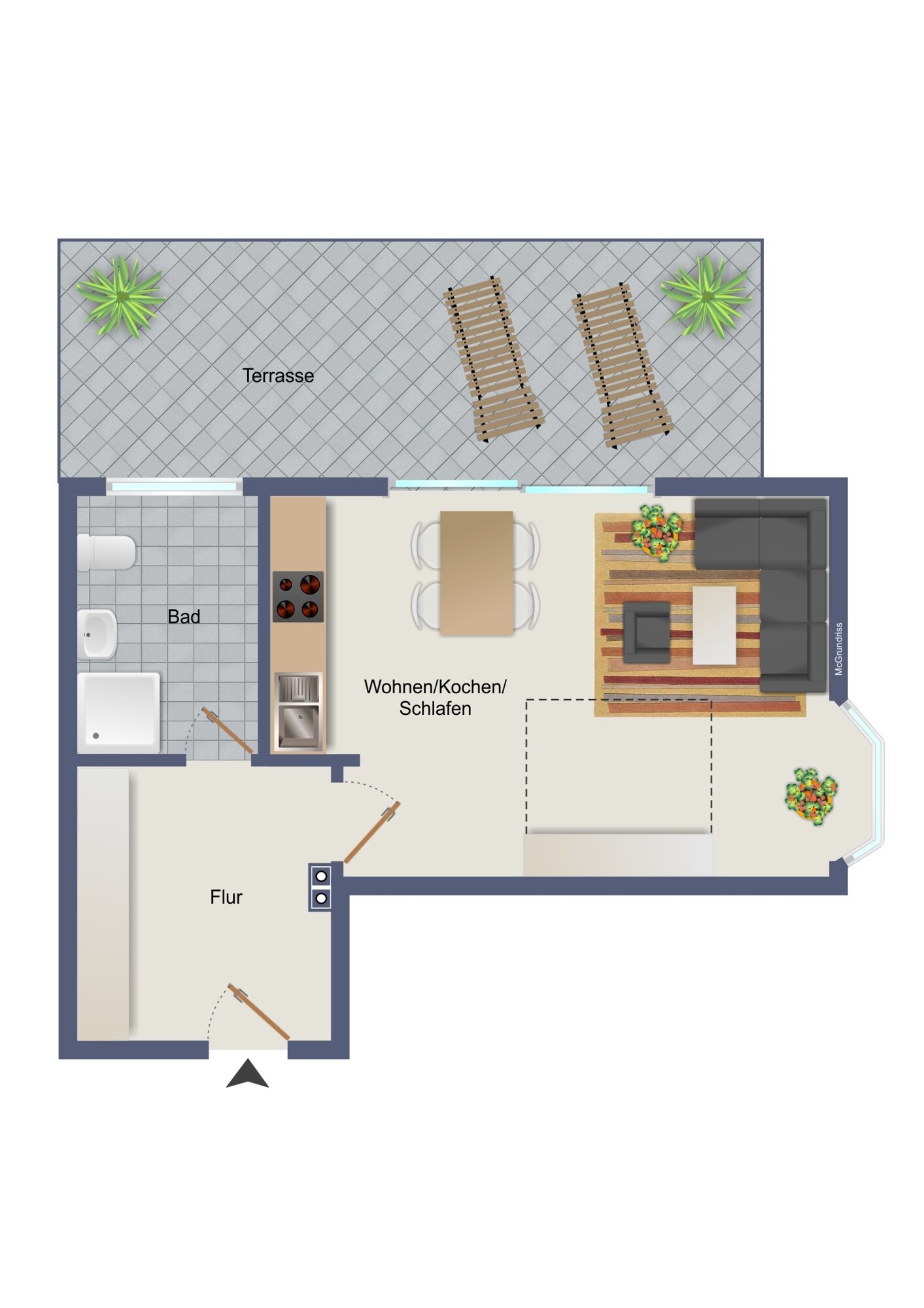 Wohnung zum Kauf 189.000 € 1 Zimmer 40 m²<br/>Wohnfläche EG<br/>Geschoss Kellenhusen Kellenhusen 23746