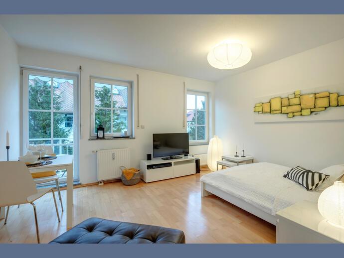 Wohnung zur Miete Wohnen auf Zeit 1.550 € 1 Zimmer 38 m²<br/>Wohnfläche 01.03.2025<br/>Verfügbarkeit St. Ulrich München 80686