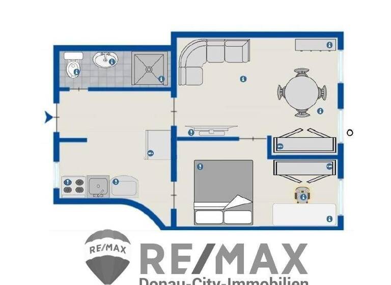 Wohnung zur Miete 746 € 2 Zimmer 42,6 m² 3. Geschoss frei ab 01.06.2026 Wien 1100