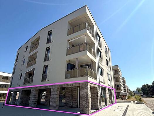 Laden zur Miete - Erstbezug provisionsfrei 136,6 m² Verkaufsfläche Friedrichstal Stutensee 76297