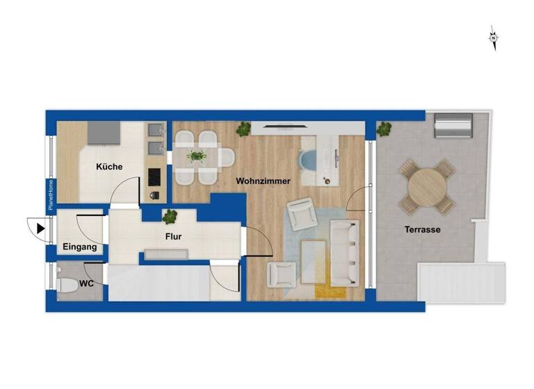 Reihenmittelhaus zum Kauf 309.000 € 4 Zimmer 75 m² 318 m² Grundstück Birken Bayreuth 95447