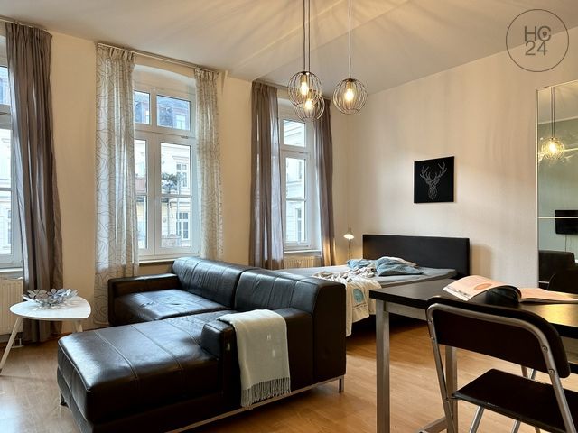 Wohnung zur Miete Wohnen auf Zeit 890 € 1 Zimmer 42 m²<br/>Wohnfläche 01.04.2025<br/>Verfügbarkeit Zentrum - Ost Leipzig 04103