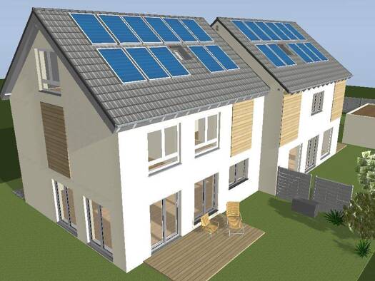 Doppelhaushälfte zum Kauf provisionsfrei 678.900 € 5 Zimmer 140 m² 390 m² Grundstück Messel 64409