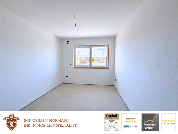 Wohnung zur Miete - Erstbezug 1.150 € 4 Zimmer 88,5 m² 1. Geschoss frei ab 01.10.2026 Bruckbergerau Bruckberg 84079