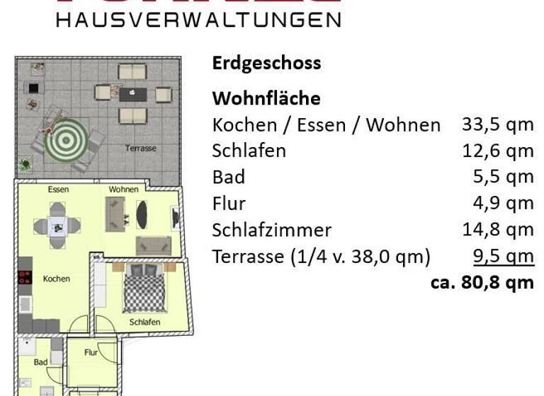 Wohnung zur Miete 740 € 2 Zimmer 80,8 m²<br/>Wohnfläche 2.<br/>Geschoss 01.06.2025<br/>Verfügbarkeit Biedenkopf Biedenkopf 35216